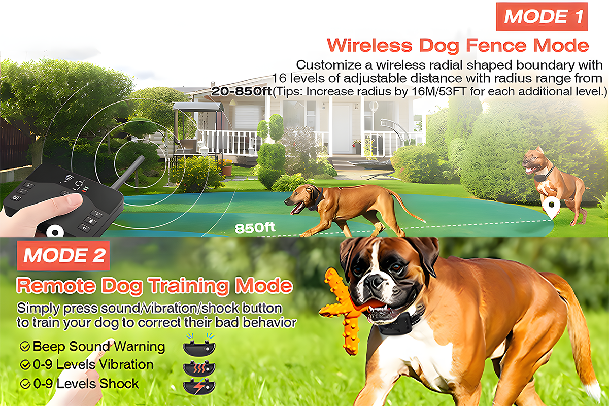 Radio controlled dog fence best sale